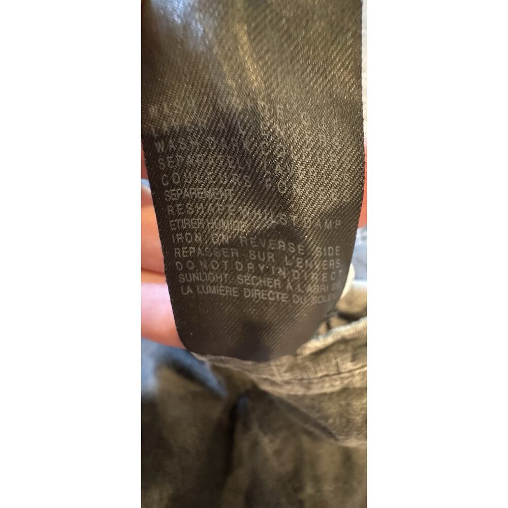 AllSaints Spitalfields Mens Gray Military Field Jacket Drawstring Waist size M - Picture 15 of 15